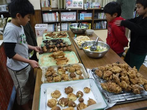 12月19日夕食 山のふるさと合宿 かじかの里学園