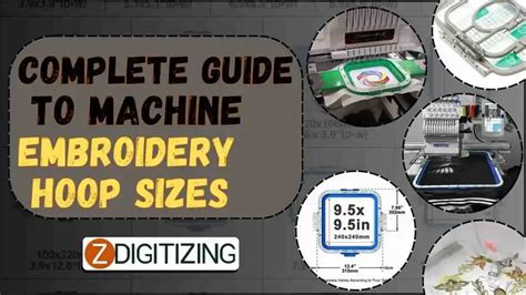 Complete Guide To Machine Embroidery Hoop Sizes