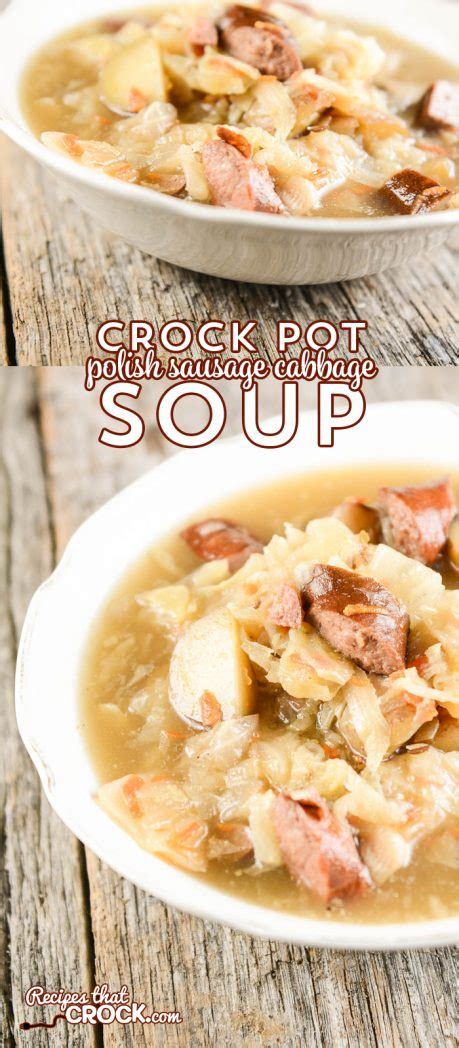 Crock Pot Polish Sausage Cabbage Soup Recipes That Crock