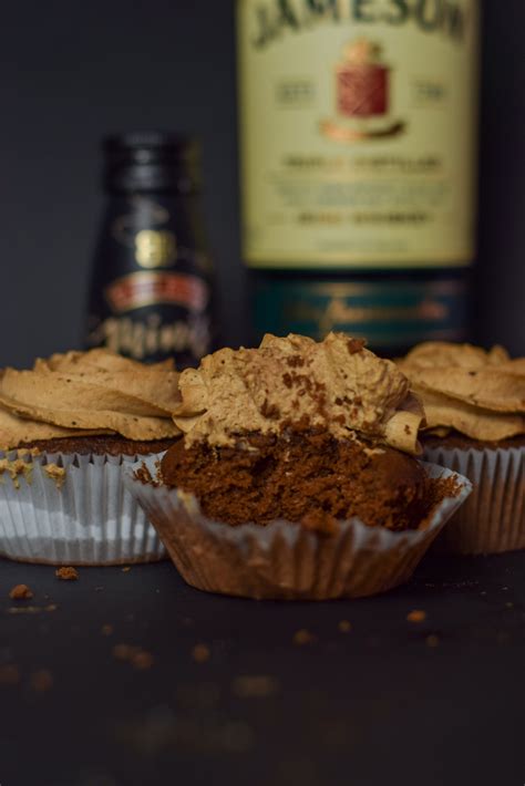 Irish Coffee Cupcakes Boozy Baking