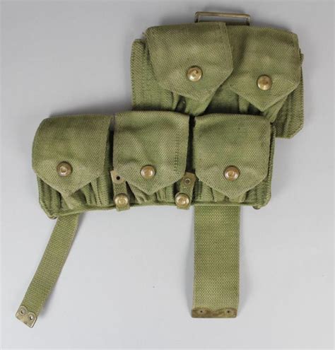 Cs Militaria Ww British Pattern Webbing Cartridge Pouch Right Side