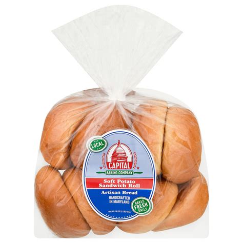 Save On Capital Baking Company Artisan Bread Soft Potato Sandwich Roll