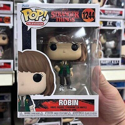 Funko Pop Stranger Things Robin W Protector Ebay