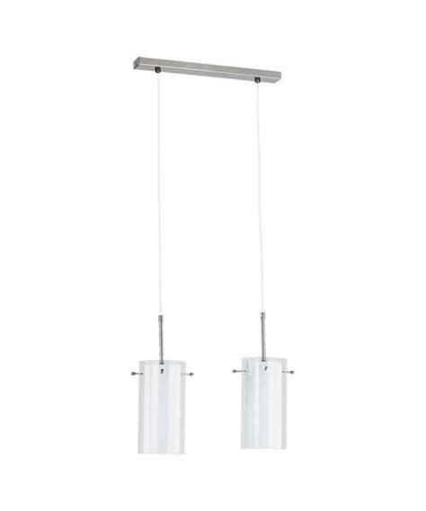 Lampa wisząca Bolt E27 2 x 60 W chrom transparentny Bricomarche pl