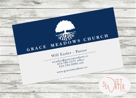 Church Business Card - 6+ Examples