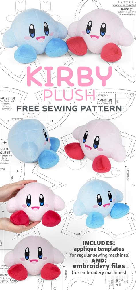 Free Pattern Friday Kirby Plush Sew Desu Ne