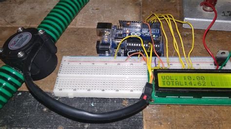 Arduino Water Flow Sensor To Measure Flow Rate And Volume