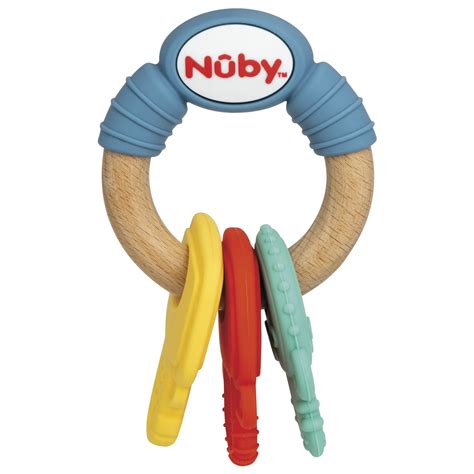 Mordedor De Madera Y Silicona En Forma De Llaves 3m Detail Nuby™