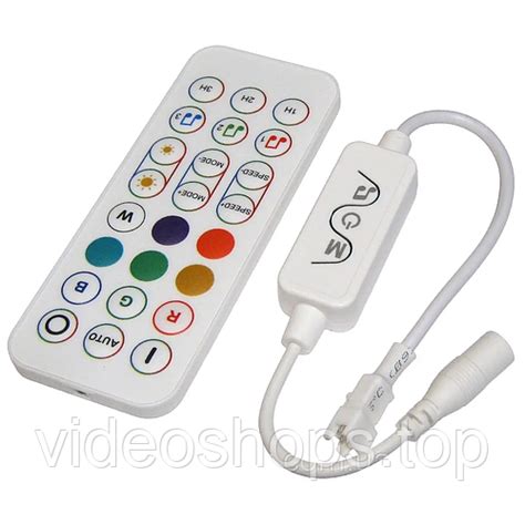 Контроллер смарт RGB Bluetooth музыкальный пульт RF 24 кнопки (ID ...