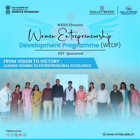 Women Entrepreneurship Development Programme Malla Reddy Institute Of