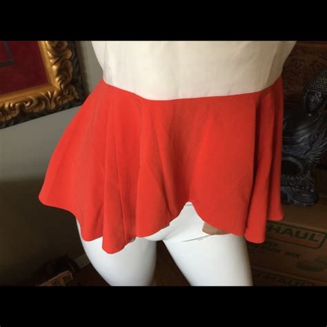 Sugarlips Tops Nwot Sugar Lips Lined Peplum Top Poshmark