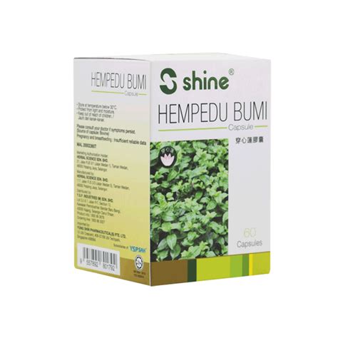 Shine Hempedu Bumi 60's capsule – eGreenBeans