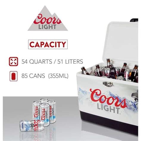 Coors Light 6 Pack Cooler Shelly Lighting