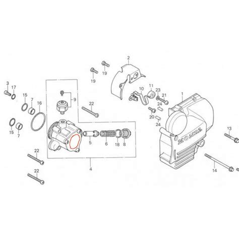 Service Moto Pieces Moteur Joint Torique De Pompe A Huile