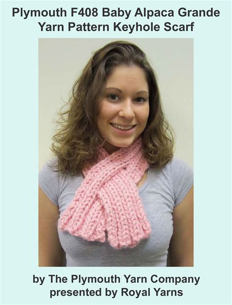 Crochet Keyhole Scarf Pattern – Free Patterns