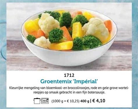 Groentemix Imp Rial Aanbieding Bij Bofrost Folders Nl