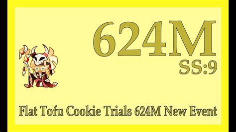 CROB Flat Tofu Cookie Trials 624M New Event Jinx Lol Cookie Run