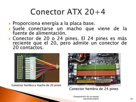 Conectores de un equipo microinformático PPT