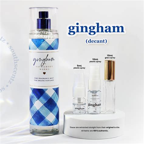 Gingham Blue Bath And Body Works Bbw Decant Ml Ml Southscentz