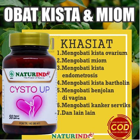 Jual Obat Kista Ovarium Miom Endometriosis Bartholin Ganglion Benjolan