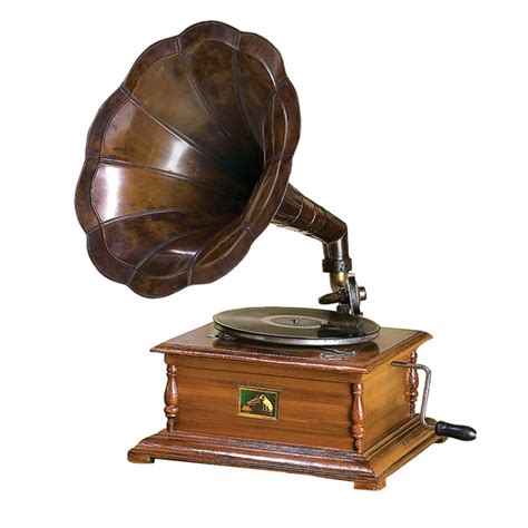 Old Fashioned Record Player Phonograph Gramophone Record Player