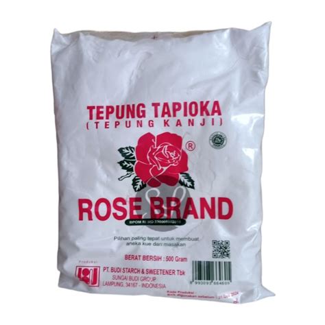 Jual Tepung Tapioka Rose Brand 500 Gram Tepung Kanji Tapioka 500gr