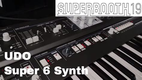 Superbooth 2019 Udo Audio Super 6 Binaural Synth First Look Youtube