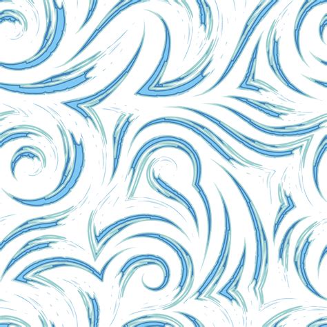 Seamless Vector Texture Of A Swirl Of Turquoise And Blue Pastel Color