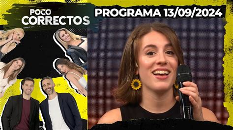 POCO CORRECTOS Programa 13 09 24 LAURA ESQUIVEL Y SU MÚSICA EN VIVO