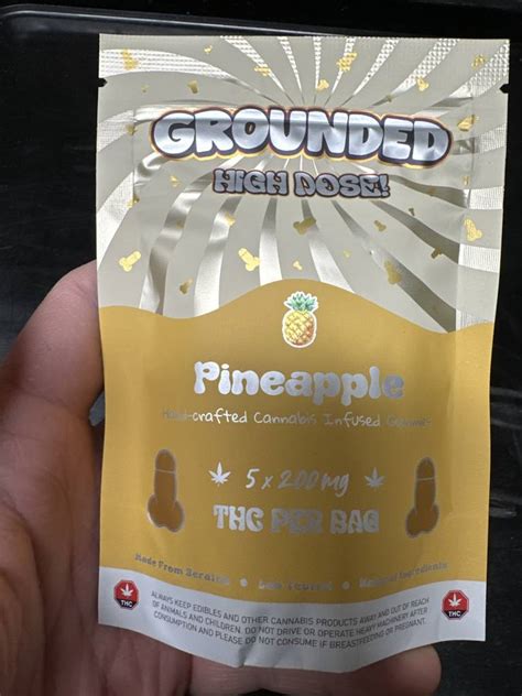 Grounded High Dose Cocks Pineapple 1000mg Thc Speed Greens