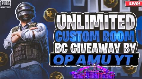 Pubg Lite Bc Giveway Unlimited Custom Room Bc Giveaway Unlimited