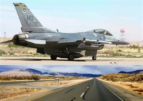 Jet Tempur F 16 AS Jatuh Di Highway 70 Dekat Pangkalan Angkatan Udara