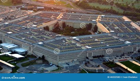 US Pentagon At Sunset Stock Photo - Image: 46532583