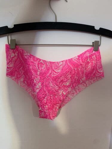 New With Tags Victorias Secret Pink Marble Cheekster Panty Size Large