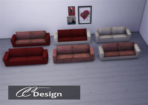 my beloved red sofa and his friends - The Sims 4 Build / Buy - CurseForge