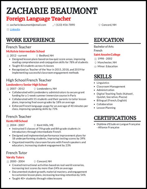 28 Teacher Resume Examples That Worked In 2024