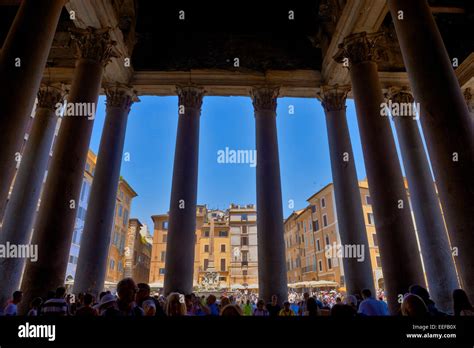 Pantheon Agrippas Pantheon Piazza Della Rotonda Rome Lazio Italy