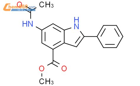 731810 18 7 1H Indole 4 Carboxylic Acid 6 Acetylamino 2 Phenyl