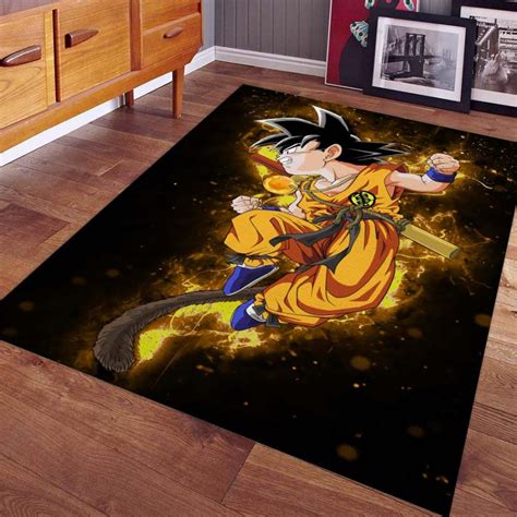 Son Goku Dragon Ball Z Teppich Amzpodprints