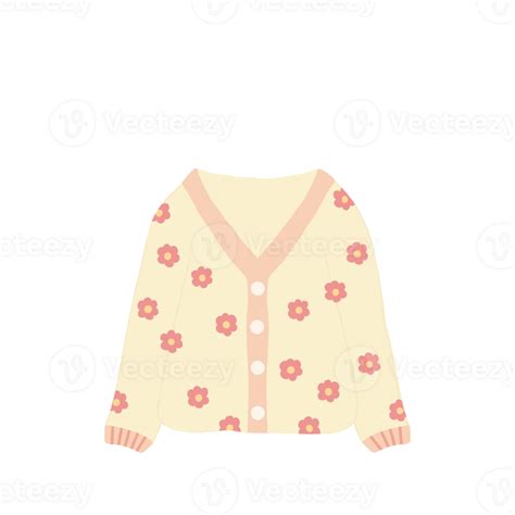 Hand Drawn Cardigan Illustration 23271443 PNG