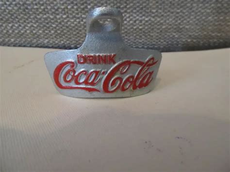 Vintage Coca Cola Starr X Cast Iron Wall Mount Bottle Opener Made In