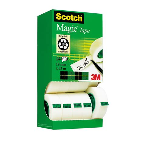 Scotch Magic Invisible Tape 19mm X 33m Pack 14 Rolls Leroy Merlin