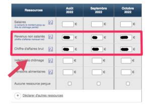 CAF nouvelle modalité de déclaration trimestrielle de ressources Le