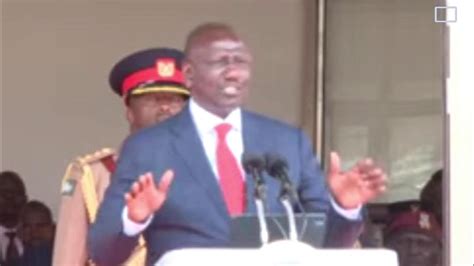 Live President Ruto Presides Over Ap Pass Out Parade In Embakasi Youtube