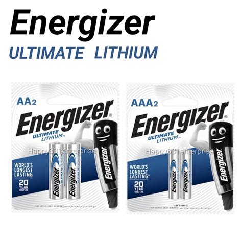 Genuine Energizer Ultimate Lithium Battery Aa Fr Aaa Fr V