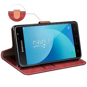 Mobesv Coque Pour Samsung Galaxy J Housse En Cuir Magn Tique