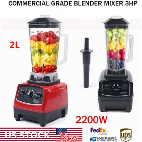 W Hp Heavy Duty Professional Power Blender Mixer L Commercial