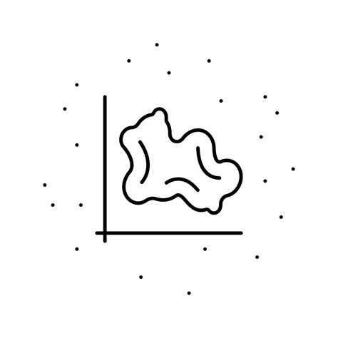 uneven borders mole melanoma line icon vector illustration 19591920