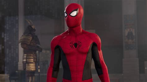 Classic Suit Recolor Red And Black At Marvels Spider Man Remastered