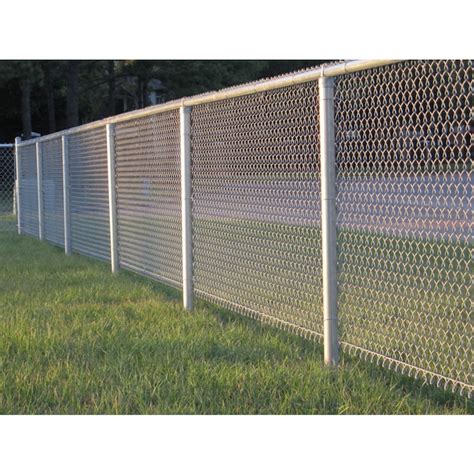 21 Ft L 17 Gauge Galvanized Steel Chain Link Fence Top Rail In The